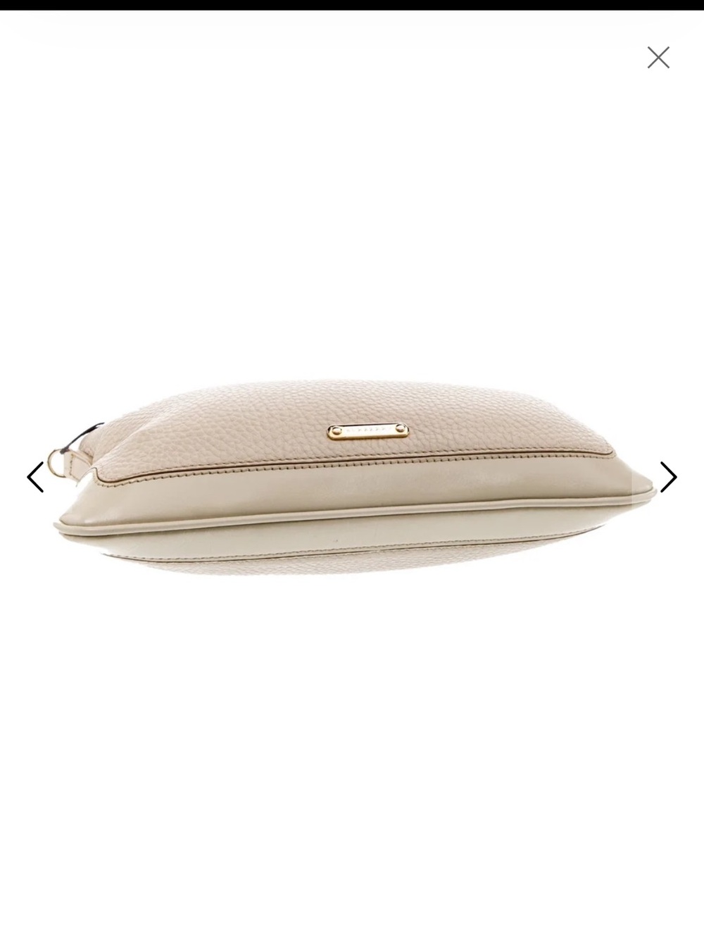 BURBERRY Leather Crossbody Bag in Cream - Picture 5 of 7